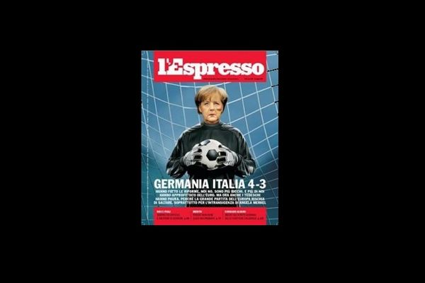 Euro 2012: L’ Espressο: Η Μέρκελ… νίκησε το ποδόσφαιρο