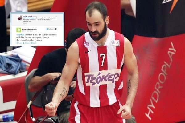 Διαψεύδει ο Ραζνάτοβιτς για Μπαρτσελόνα και Σπανούλη