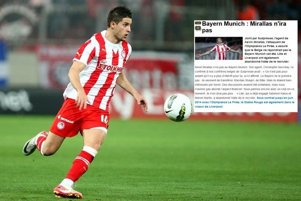«Μιλάμε με ομάδα για τον Μιραλάς»