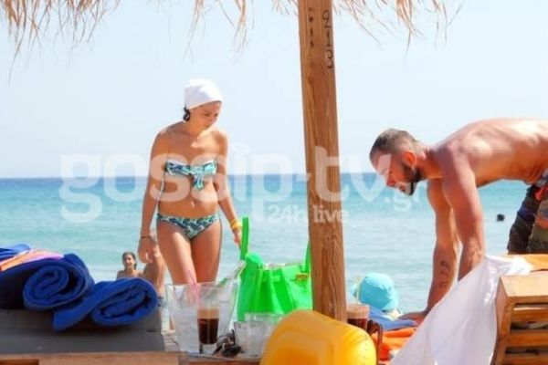 Σπανούλης-Χοψονίδου: Διακοπές στη Μύκονο! (photos)