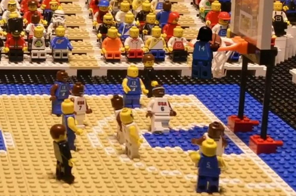 Η νίκη της Dream Team επί της Γαλλίας σε… Lego (video)