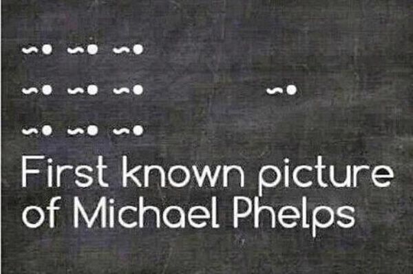 Η πρώτη φωτογραφία του Μάικλ Φελπς!