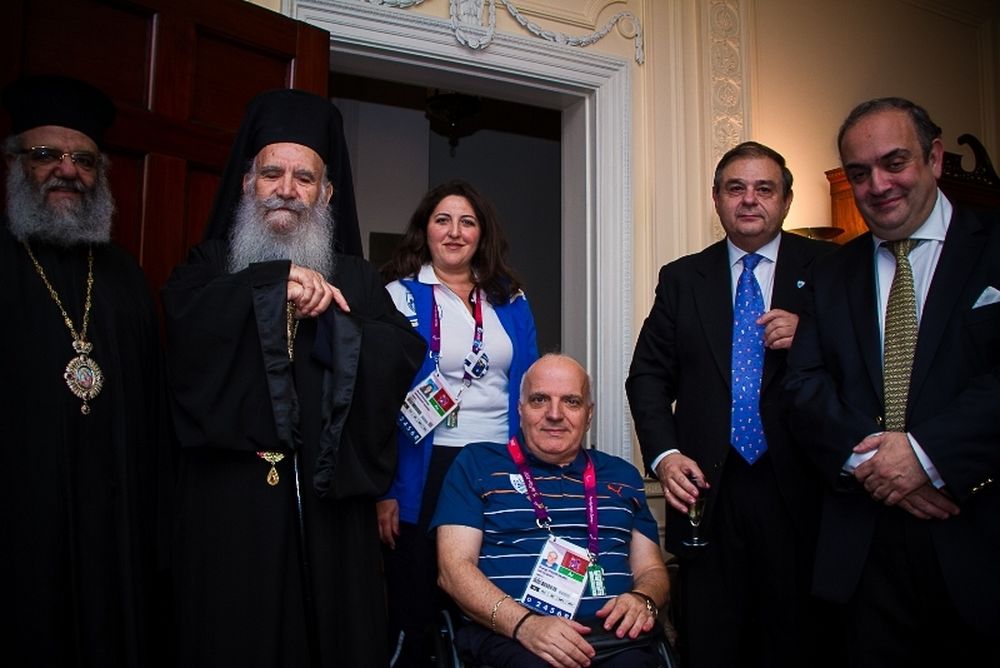 Λονδίνο 2012: Δεξίωση του Έλληνα πρέσβη στην Παραολυμπιακή μας ομάδα