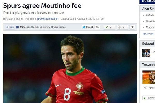 Η Τότεναμ τινάζει τη μπάνκα για τον Μουτίνιο