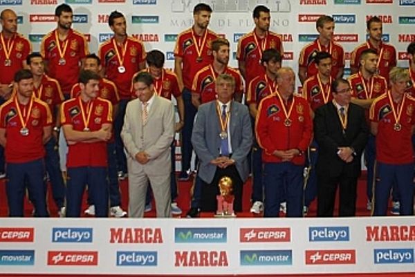 Η «Marca» βραβεύει την εθνική Ισπανίας (video)