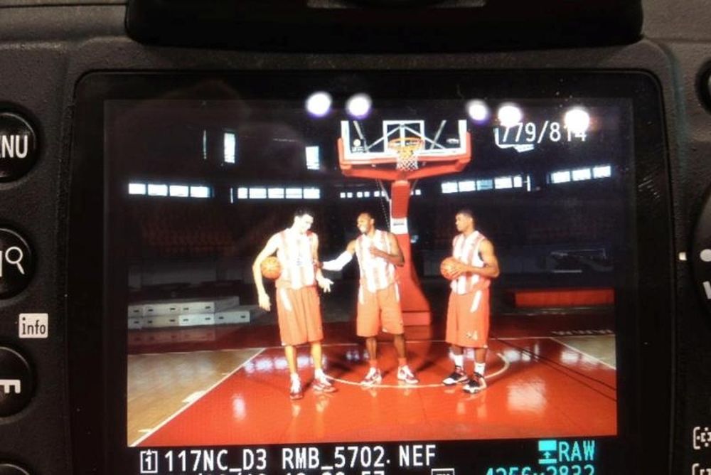 Media Day Ολυμπιακού: Η φωτογράφηση των σέντερ