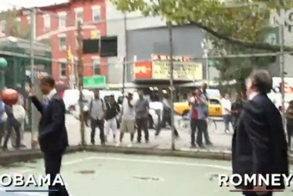 Μπασκετική κόντρα Ομπάμα-Ρόμνεϊ! (video)