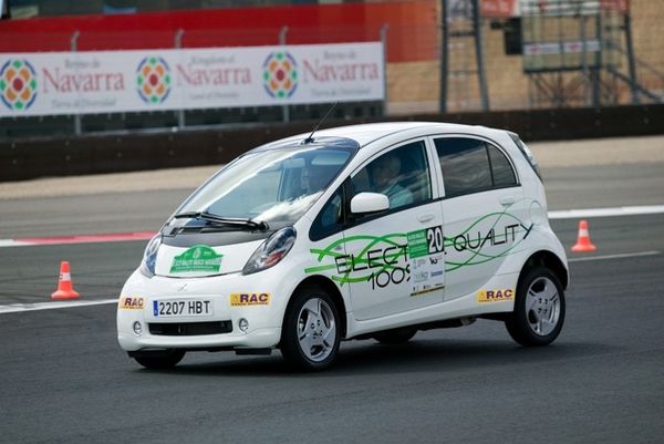 To Mitsubishi i-MiEV στοHi-Tech EKO Mobility Rally 