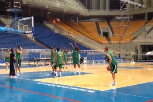 Παναθηναϊκός: Σουτάκια στην προπόνηση ενόψει Ρεάλ (video)