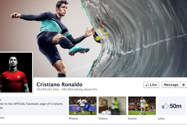 Ο Ρονάλντο νικάει τον Μέσι στο facebook!