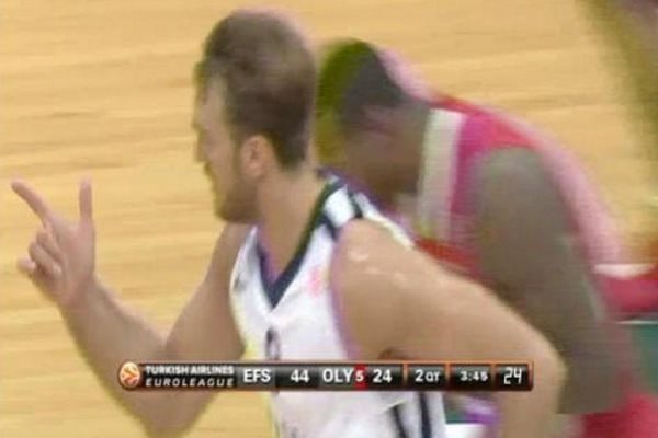 Ευρωλίγκα: Η καλύτερη φάση από το Εφές-Ολυμπιακός (videos)