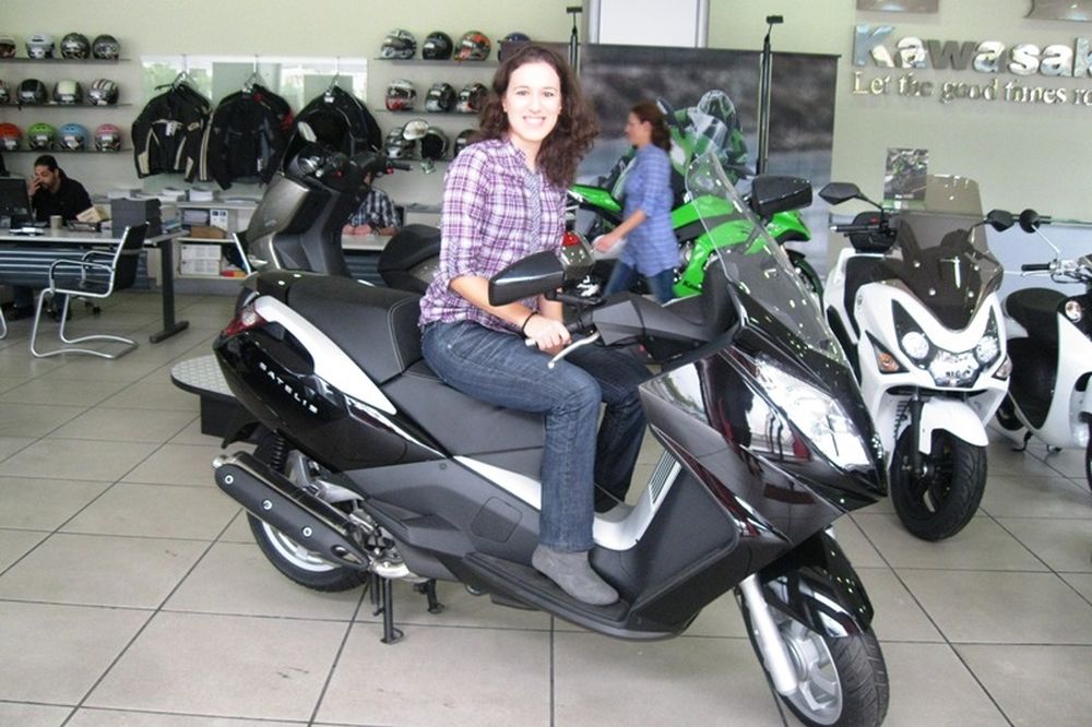 Η νικήτρια του scooter Peugeot Satelis 500CC!