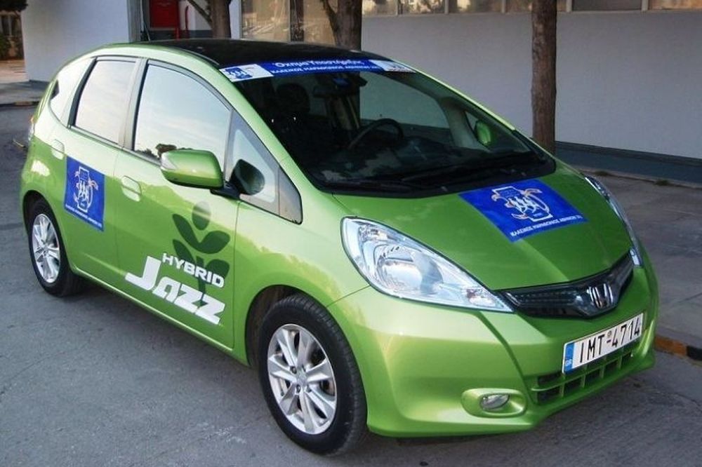 Το Honda Jazz Hybrid στο Μαραθώνιο