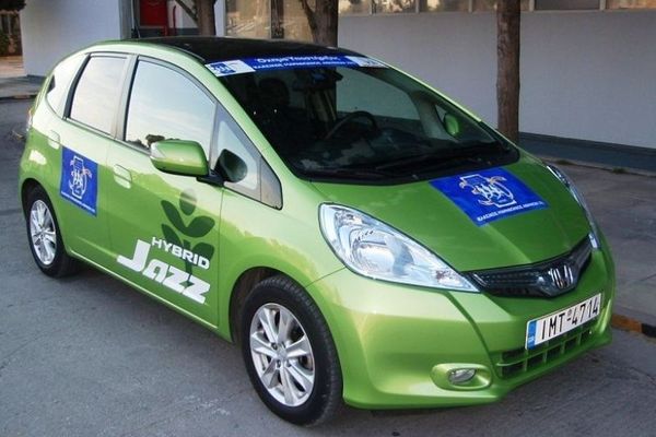 Το Honda Jazz Hybrid στο Μαραθώνιο