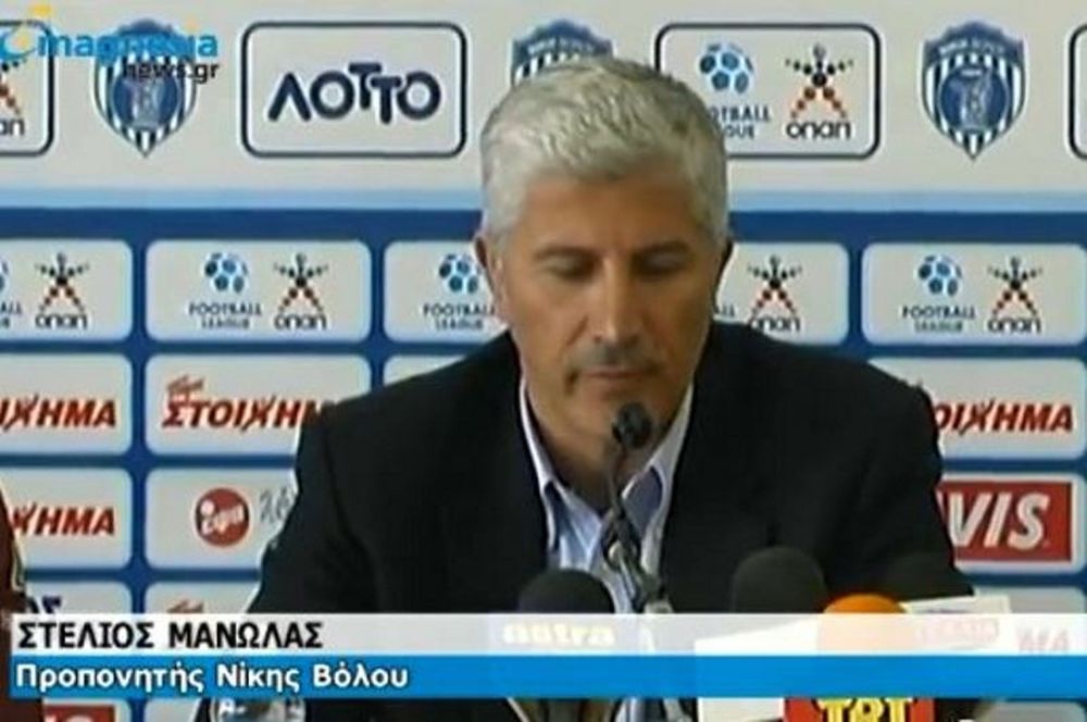 Mανωλάς: «Εργα και όχι λόγια» (video)