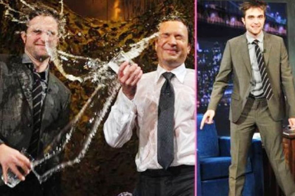 Όταν ο Robert Pattinson έγινε μούσκεμα! 