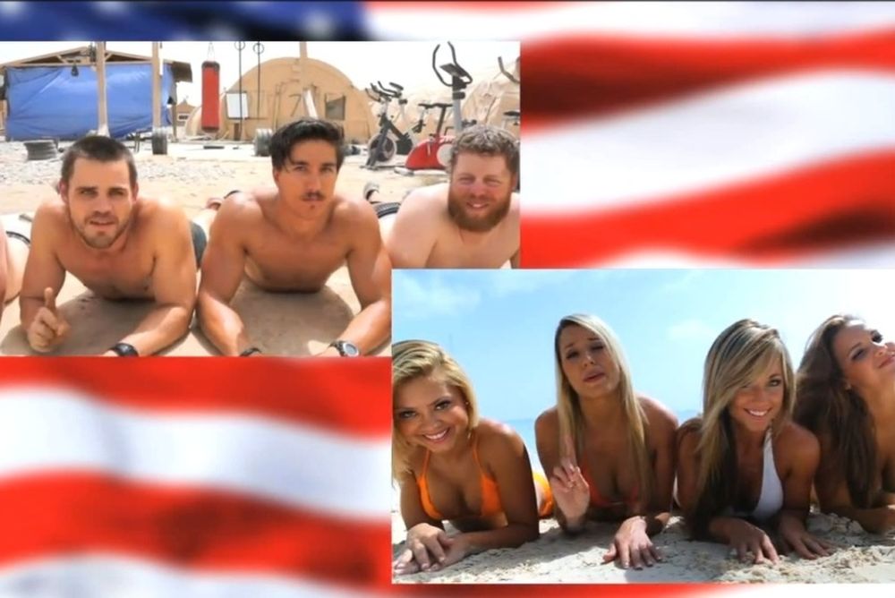 Φαντάροι… εναντίον τσιρλίντερς! (video)