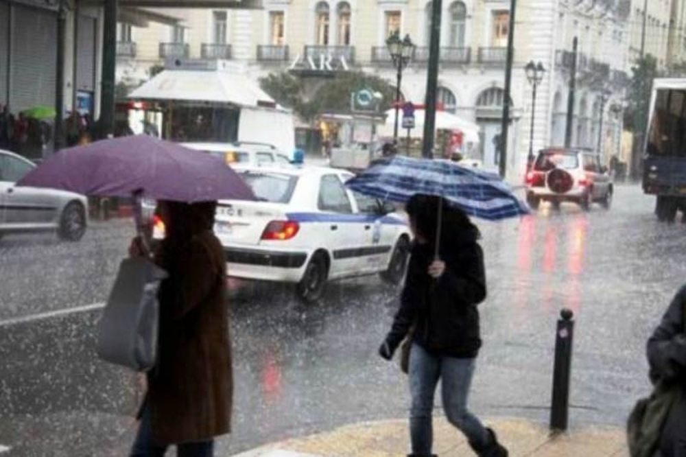 Έντονα καιρικά φαινόμενα με βροχές και καταιγίδες 