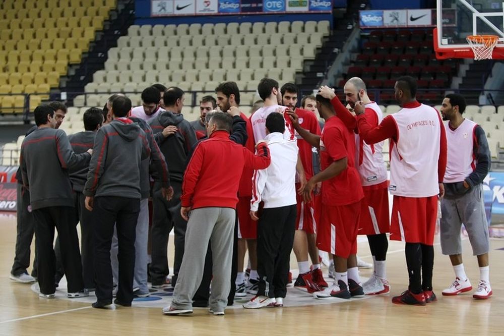 Ολυμπιακός: Η προπόνηση στο ΣΕΦ (photos)