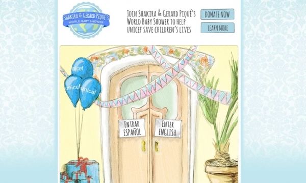 Σακίρα - Πικέ: Online baby shower για τα παιδιά της Unicef