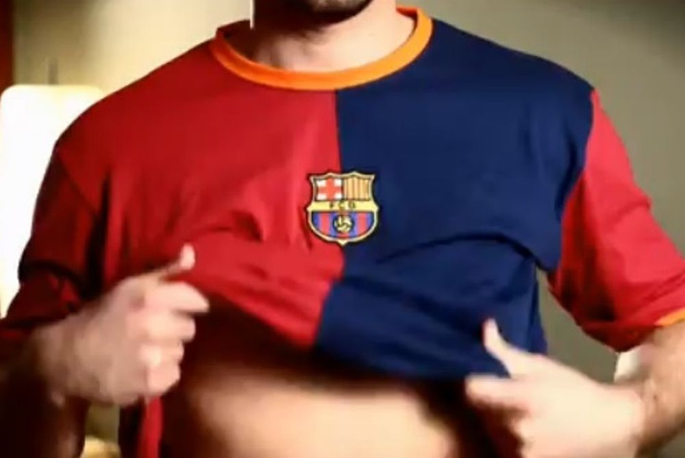 Οι πιτζάμες της Μπαρτσελόνα (video)