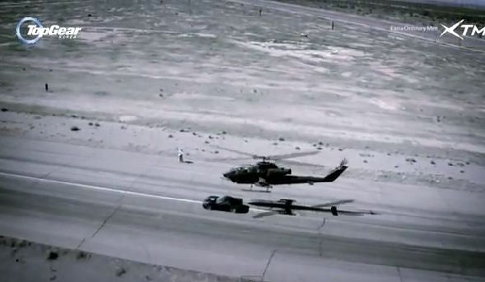 Πτώση ελικοπτέρου που σοκάρει στο Top Gear Korea