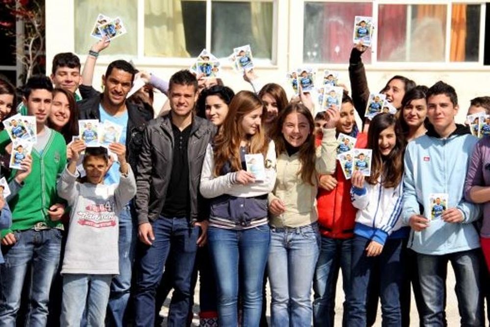 ΑΕΛ Καλλονής: Επισκέφτηκαν σχολείο οι ποδοσφαιριστές