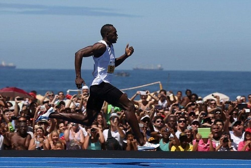 Η κούρσα του Μπολτ στην Κόπα Καμπάνα (photos+video)