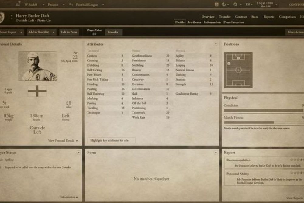 «Έρχεται» Football Manager 1888, για τα 125 χρόνια του Βρετανικού ποδοσφαίρου
