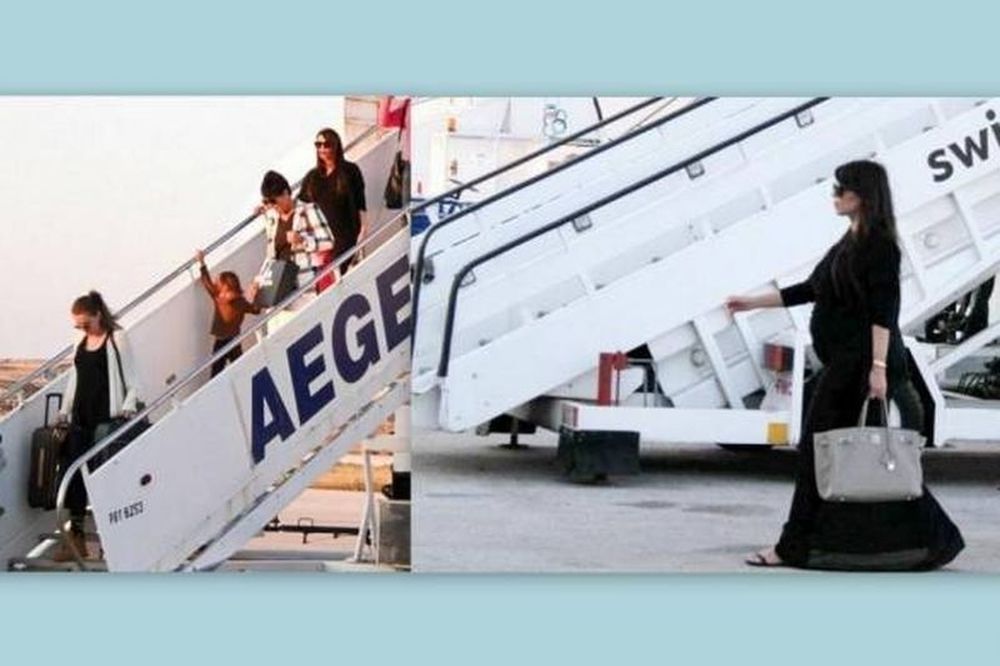 Οι πρώτες εικόνες από την άφιξη των Kardashians στην Μύκονο
