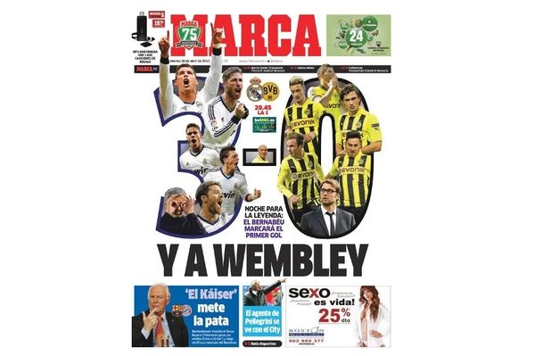 Ρεάλ Μαδρίτης: «3-0 την Ντόρτμουντ»