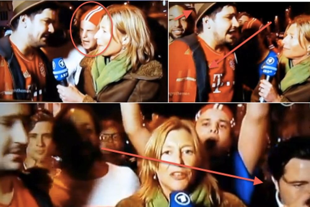 Tι τράβηξε η ρεπόρτερ της Μπάγερν (video)