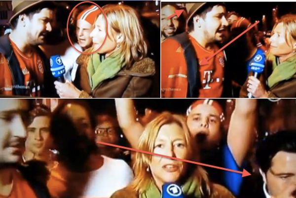 Tι τράβηξε η ρεπόρτερ της Μπάγερν (video)