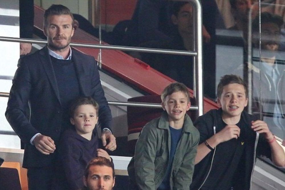 Φανατικοί με την Παρί όλοι οι Μπέκαμ! (photos)