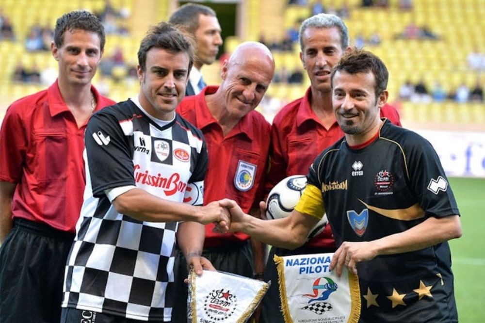 Φόρμουλα 1: Ποδοσφαιρικός αγώνας με Αλόνσο, Μάσα και… Τζόκοβιτς στο Μονακό (photos)