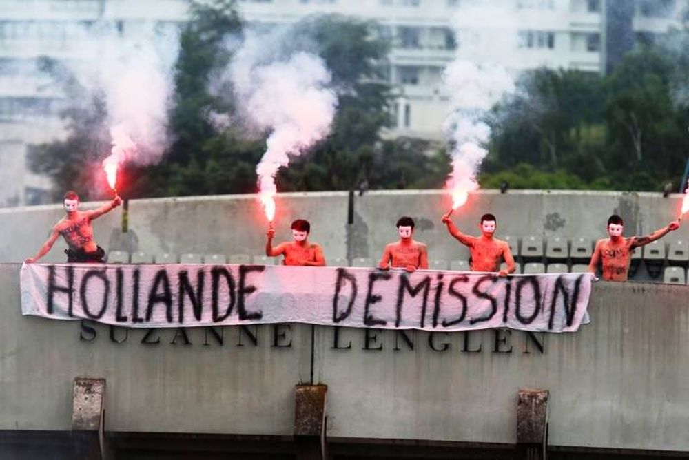 Διαμαρτυρία για Ολάν στο Roland Garros
