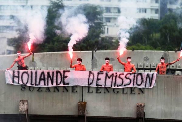 Διαμαρτυρία για Ολάν στο Roland Garros