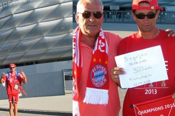 Μπάγερν Μονάχου: Οπαδός περπάτησε 960 χιλιόμετρα για το Τσάμπιονς Λιγκ! (photos)