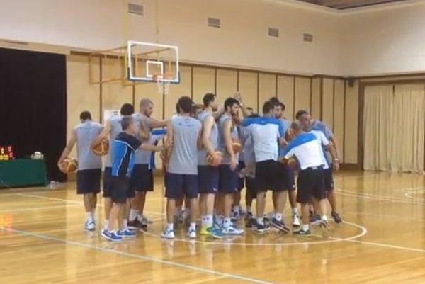 Εθνική Ανδρών: Προπόνηση και αναχώρηση
