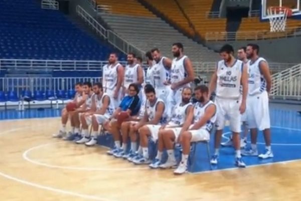 Εθνική Μπάσκετ Ανδρών: Η φωτογράφηση (video)