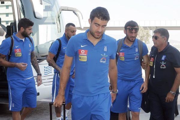 Εθνική Ανδρών: Η αναχώρηση για Αυστρία (photos)