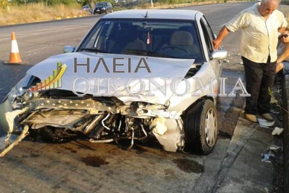 Σφοδρή σύγκρουση ΙΧ-Οδηγός έκανε αναστροφή στην ΕΟ (pics)