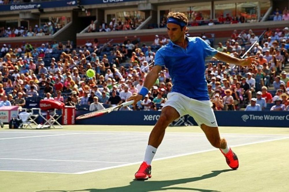 US Open: «38άρης» ο Φέντερερ (photos+video)