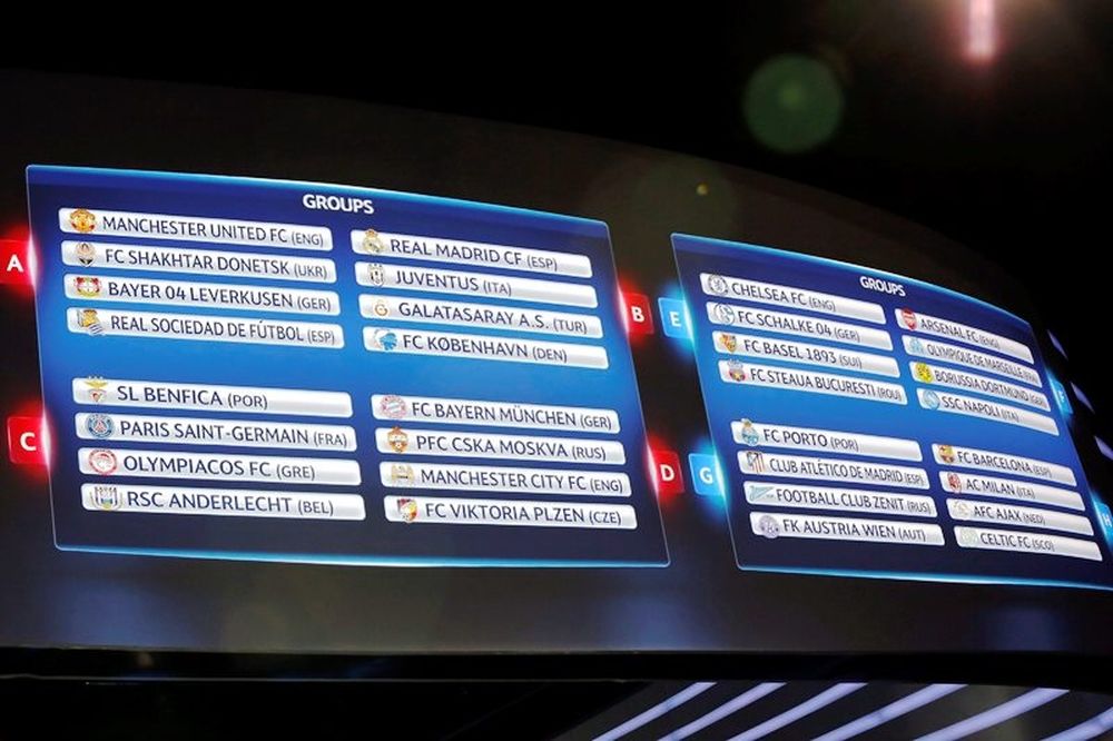 Champions League: Το πρόγραμμα των ομίλων