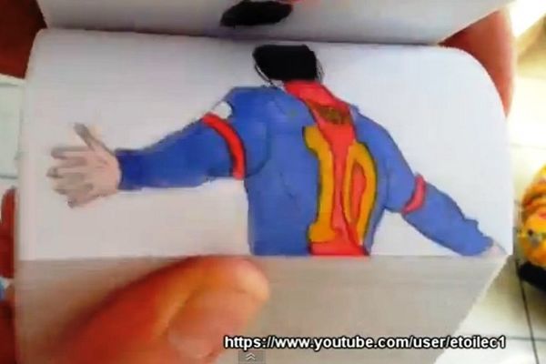 Τα μαγικά του Μέσι σε flipbook (video)