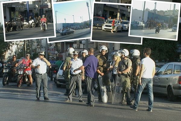 «Μάχες» οπαδών με τα ΜΑΤ στη Νεάπολη (photos)