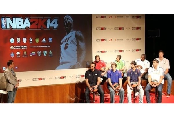 Ευρωλίγκα: Παρουσίασαν το NBA2K14, Διαμαντίδης και Σπανούλης