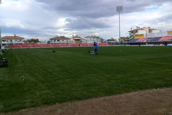 Βέροια: Έτοιμος ο χλοοτάπητας! (photo)