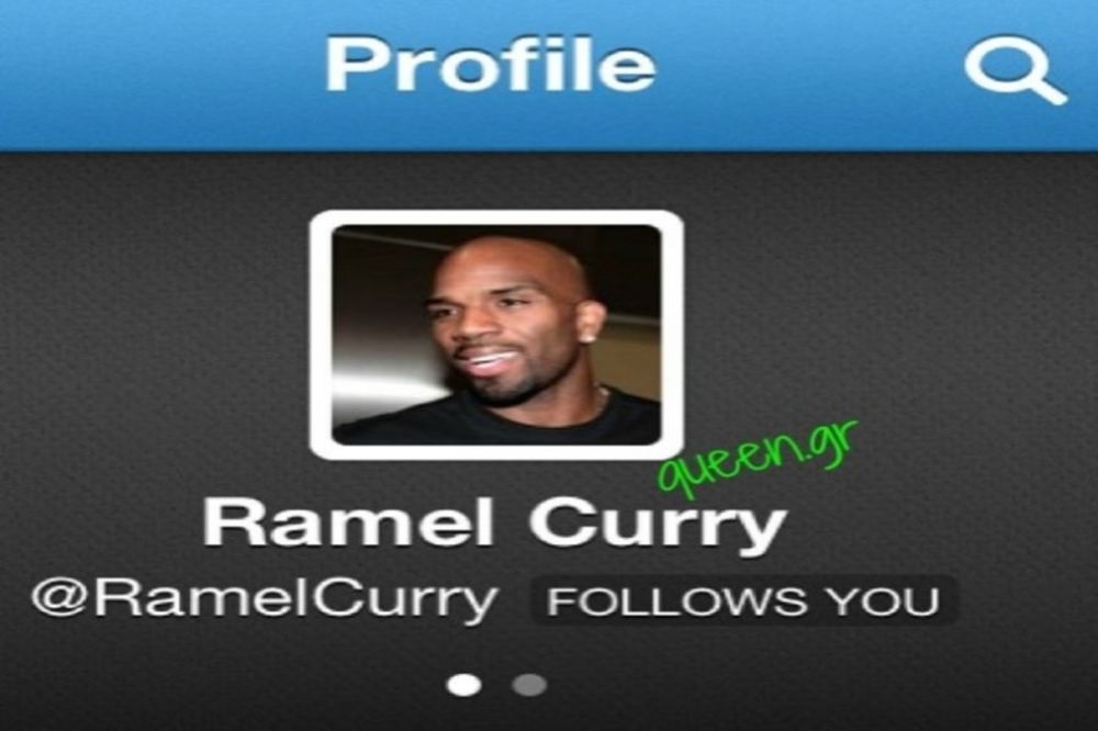 Ο Ραμέλ Κάρι στο Twitter