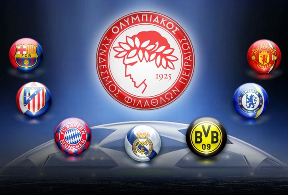 Champions League: Ο Ολυμπιακός και οι 7 «γίγαντες»